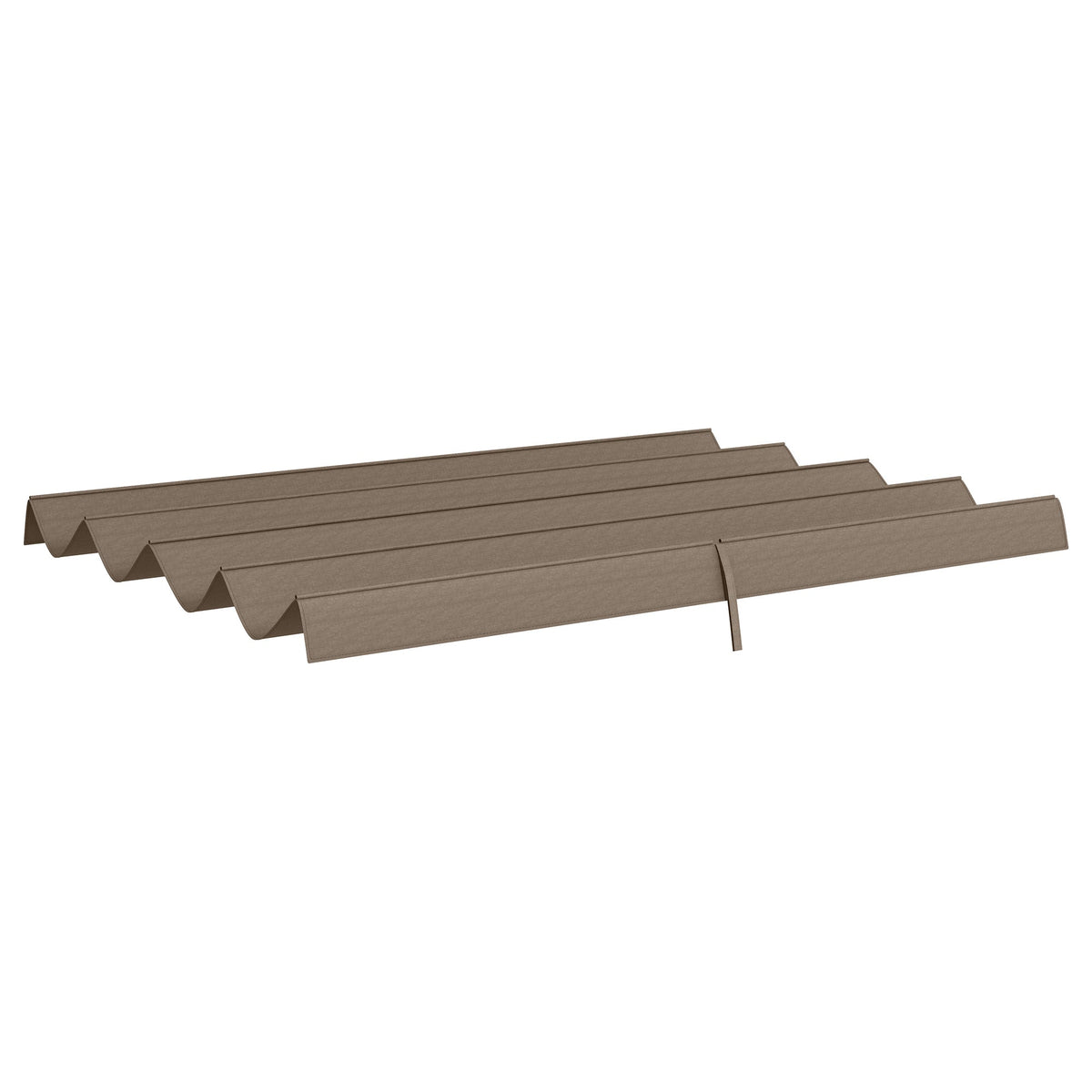 Retractable Pergola Replacement Cover, UV30+ Protected Fabric for 2.85 x 2m Pergola, Coffee