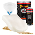 Spinnaker White - Hot Rod Flatz Flat Matte Satin Urethane Auto Paint - Complete Gallon Paint Kit