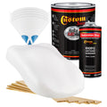 Wispy White - Hot Rod Flatz Flat Matte Satin Urethane Auto Paint - Complete Gallon Paint Kit Coating