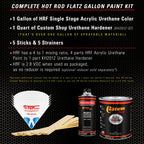 Shoreline Beige - Hot Rod Flatz Flat Matte Satin Urethane Auto Paint - Complete Gallon Paint Kit