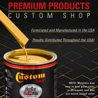 Komatsu Yellow - Hot Rod Flatz Flat Matte Satin Urethane Auto Paint - Complete Gallon Paint Kit