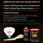 School Bus Yellow - Hot Rod Flatz Flat Matte Satin Urethane Auto Paint - Complete Gallon Paint Kit