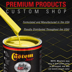 Electric Yellow - Hot Rod Flatz Flat Matte Satin Urethane Auto Paint - Complete Gallon Paint Kit
