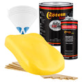 Canary Yellow - Hot Rod Flatz Flat Matte Satin Urethane Auto Paint - Complete Gallon Paint Kit