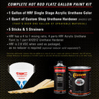 Canary Yellow - Hot Rod Flatz Flat Matte Satin Urethane Auto Paint - Complete Gallon Paint Kit