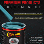 Medium Blue - Hot Rod Flatz Flat Matte Satin Urethane Auto Paint - Complete Quart Paint Kit Coating