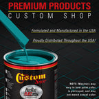 Bright Racing Aqua - Hot Rod Flatz Flat Matte Satin Urethane Auto Paint - Complete Gallon Paint Kit