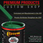 Emerald Green - Hot Rod Flatz Flat Matte Satin Urethane Auto Paint - Complete Gallon Paint Kit