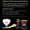 Woodland Green - Hot Rod Flatz Flat Matte Satin Urethane Auto Paint - Complete Gallon Paint Kit