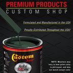 British Racing Green - Hot Rod Flatz Flat Matte Satin Urethane Auto Paint - Complete Quart Paint Kit