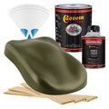 Olive Drab Green - Hot Rod Flatz Flat Matte Satin Urethane Auto Paint - Complete Quart Paint Kit