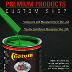 Vibrant Lime Green - Hot Rod Flatz Flat Matte Satin Urethane Auto Paint - Complete Gallon Paint Kit