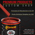 Swift Red - Hot Rod Flatz Flat Matte Satin Urethane Auto Paint - Complete Gallon Paint Kit Coating