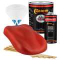 Tractor Red - Hot Rod Flatz Flat Matte Satin Urethane Auto Paint - Complete Gallon Paint Kit Coating