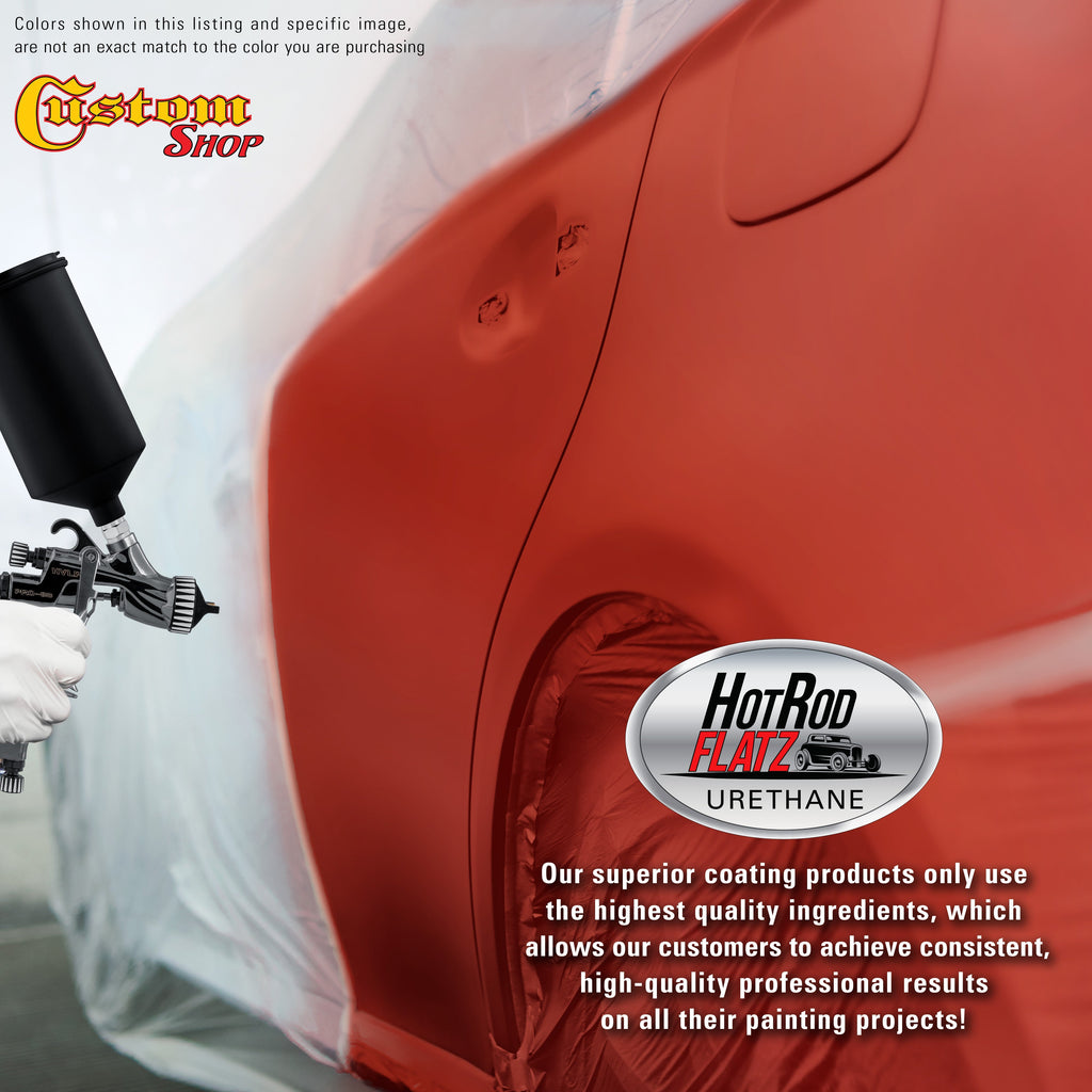 Tractor Red - Hot Rod Flatz Flat Matte Satin Urethane Auto Paint - Complete Gallon Paint Kit Coating