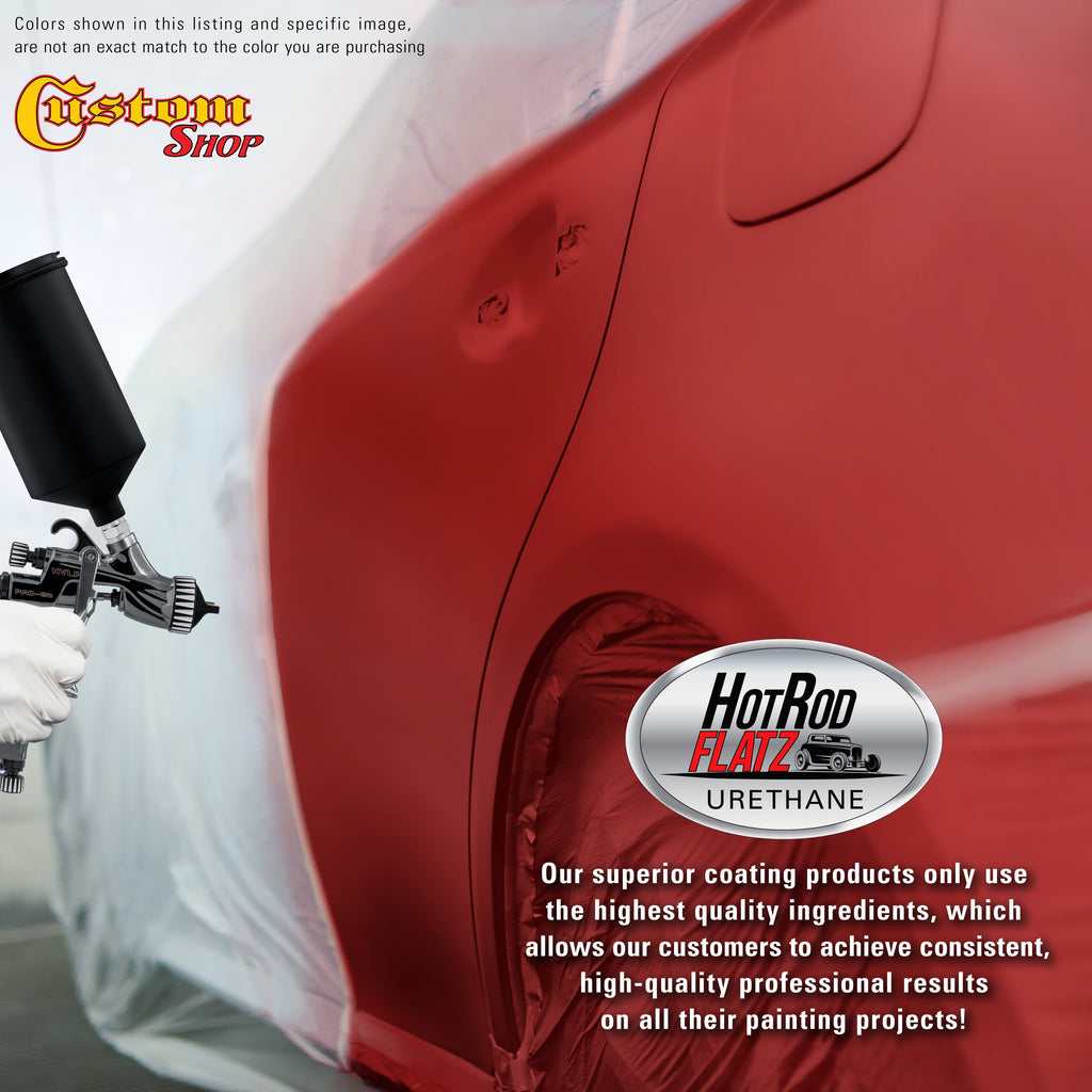 Monza Red - Hot Rod Flatz Flat Matte Satin Urethane Auto Paint - Complete Gallon Paint Kit Coating