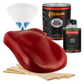 Candy Apple Red - Hot Rod Flatz Flat Matte Satin Urethane Auto Paint - Complete Quart Paint Kit