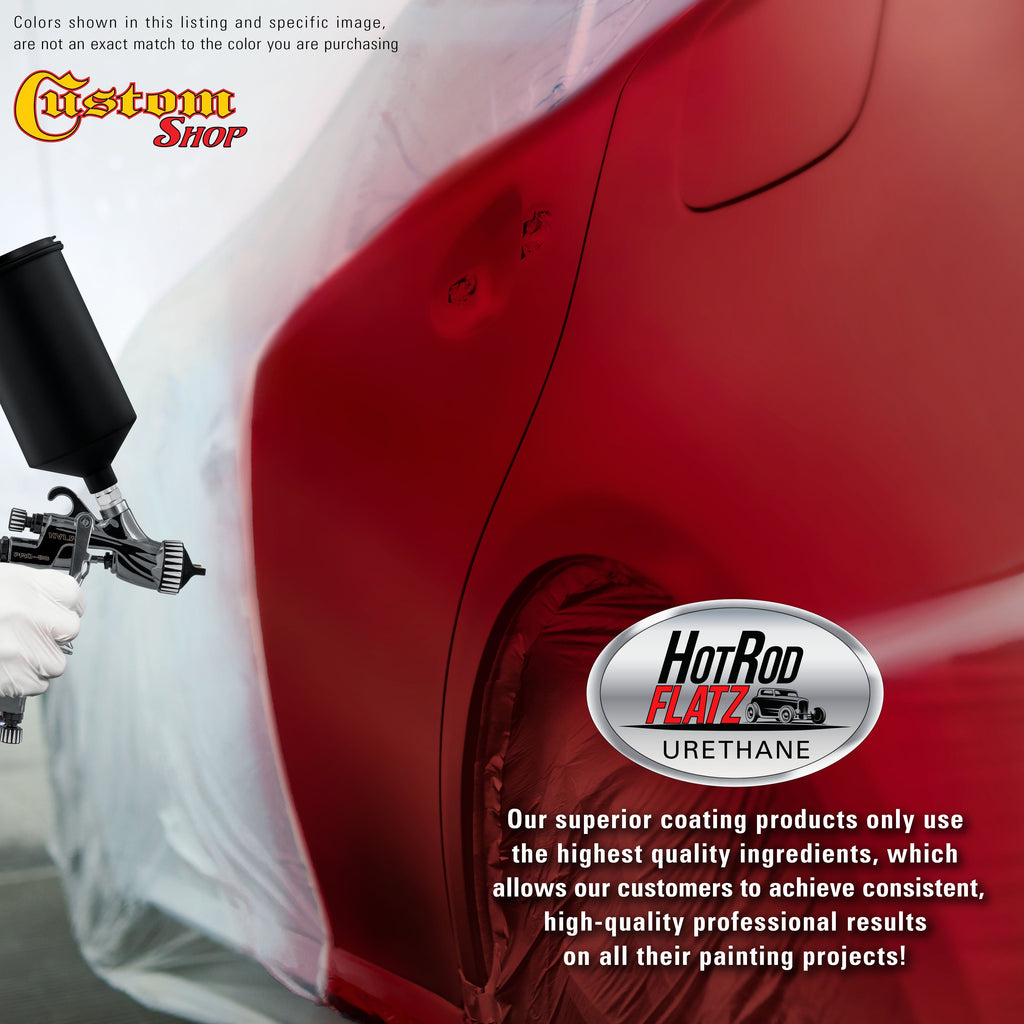 Candy Apple Red - Hot Rod Flatz Flat Matte Satin Urethane Auto Paint - Complete Quart Paint Kit