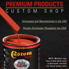 Reptile Red - Hot Rod Flatz Flat Matte Satin Urethane Auto Paint - Complete Gallon Paint Kit Coating