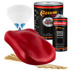 Viper Red - Hot Rod Flatz Flat Matte Satin Urethane Auto Paint - Complete Gallon Paint Kit Coating