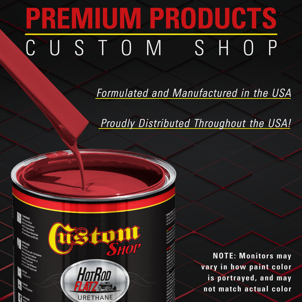 Pro Street Red - Hot Rod Flatz Flat Matte Satin Urethane Auto Paint - Complete Gallon Paint Kit