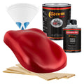 Torch Red - Hot Rod Flatz Flat Matte Satin Urethane Auto Paint - Complete Quart Paint Kit Coating, 4:1