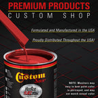 Torch Red - Hot Rod Flatz Flat Matte Satin Urethane Auto Paint - Complete Quart Paint Kit Coating, 4:1