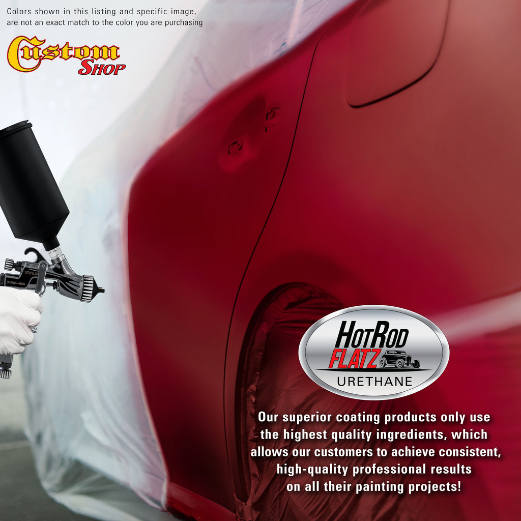 Jalapeno Bright Red - Hot Rod Flatz Flat Matte Satin Urethane Auto Paint - Complete Quart Paint Kit