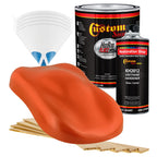 Speed Orange - Hot Rod Flatz Flat Matte Satin Urethane Auto Paint - Complete Gallon Paint Kit Coating