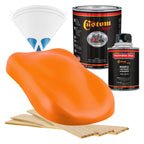 California Orange - Hot Rod Flatz Flat Matte Satin Urethane Auto Paint - Complete Quart Paint Kit