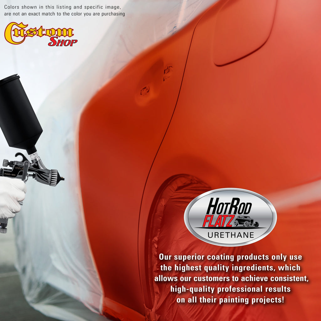 Hemi Orange - Hot Rod Flatz Flat Matte Satin Urethane Auto Paint - Complete Gallon Paint Kit Coating