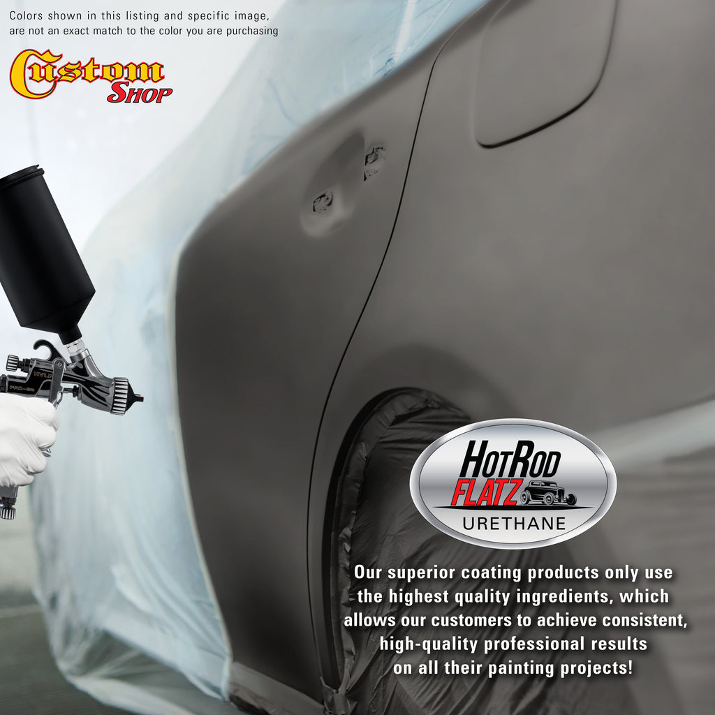 Dark Charcoal Metallic - Hot Rod Flatz Flat Matte Satin Urethane Auto Paint - Complete Quart Paint Kit