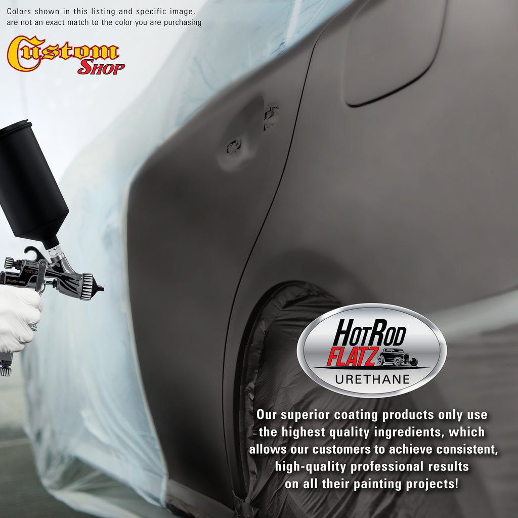 Anthracite Gray Metallic - Hot Rod Flatz Flat Matte Satin Urethane Auto Paint - Complete Gallon Paint Kit