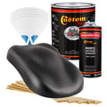 Gunmetal Grey Metallic - Hot Rod Flatz Flat Matte Satin Urethane Auto Paint - Complete Gallon Paint Kit