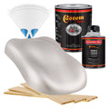 Iridium Silver Metallic - Hot Rod Flatz Flat Matte Satin Urethane Auto Paint - Complete Quart Paint Kit