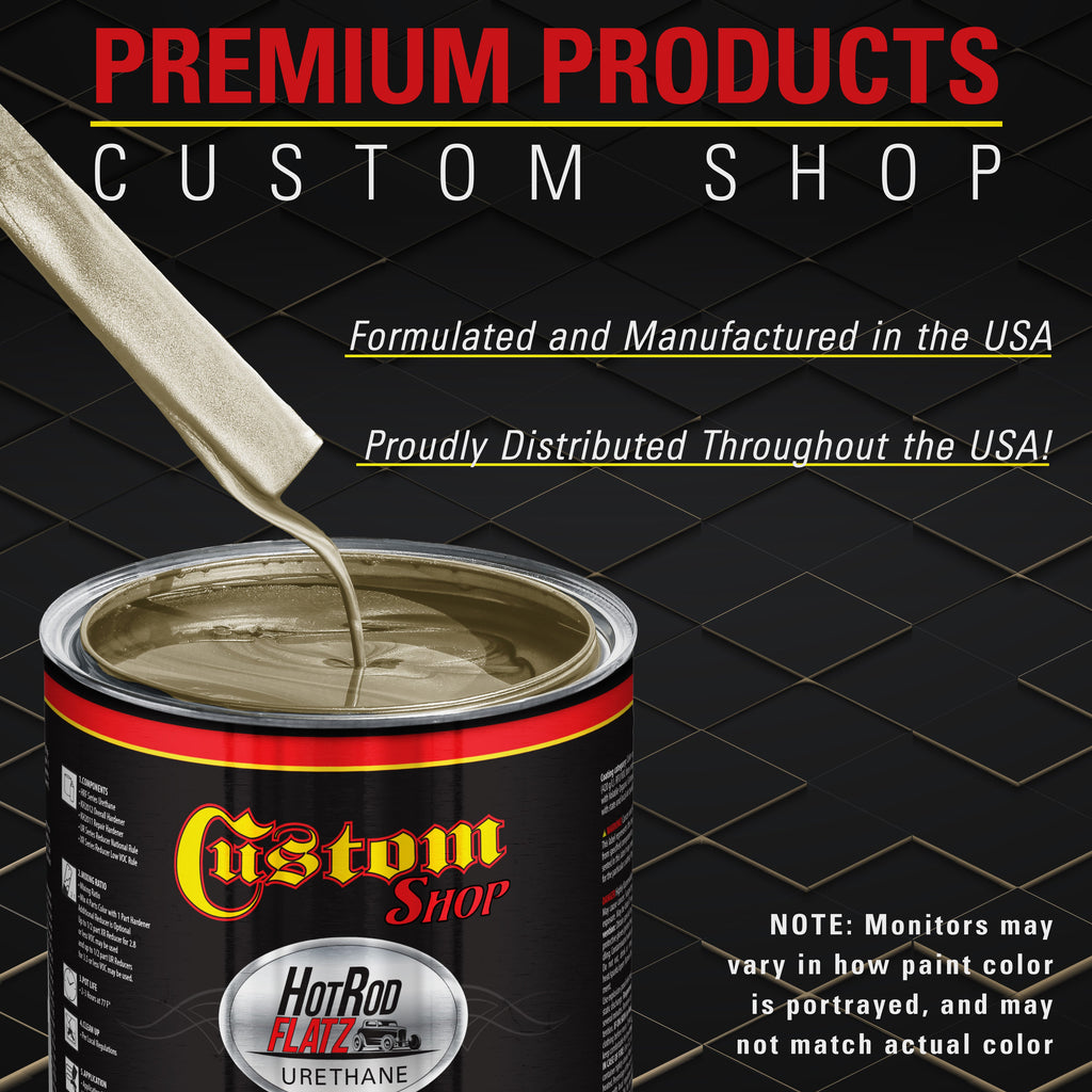 Arizona Bronze Metallic - Hot Rod Flatz Flat Matte Satin Urethane Auto Paint - Complete Quart Paint Kit