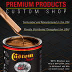 Sunburst Orange Metallic - Hot Rod Flatz Flat Matte Satin Urethane Auto Paint - Complete Quart Paint Kit