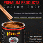 Atomic Orange Pearl - Hot Rod Flatz Flat Matte Satin Urethane Auto Paint - Complete Quart Paint Kit