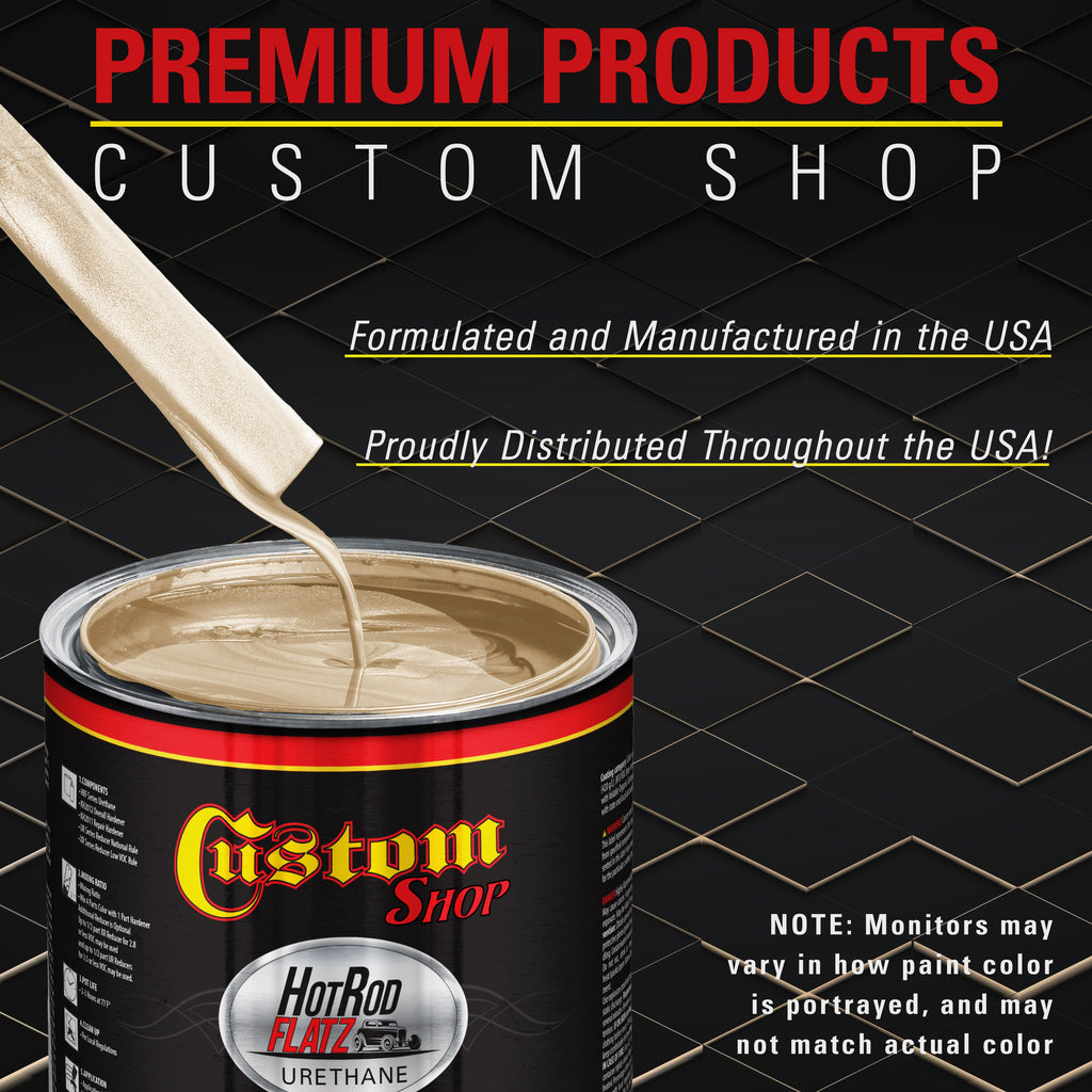 Driftwood Beige Metallic - Hot Rod Flatz Flat Matte Satin Urethane Auto Paint - Complete Gallon Paint Kit