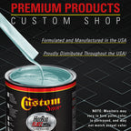 Silver Blue Metallic - Hot Rod Flatz Flat Matte Satin Urethane Auto Paint - Complete Quart Paint Kit