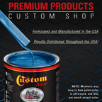 Cruise Night Blue Metallic - Hot Rod Flatz Flat Matte Satin Urethane Auto Paint - Complete Gallon Paint Kit