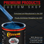 Fiji Blue Metallic - Hot Rod Flatz Flat Matte Satin Urethane Auto Paint - Complete Quart Paint Kit