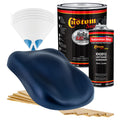 Moonlight Drive Blue Metallic - Hot Rod Flatz Flat Matte Satin Urethane Auto Paint - Complete Gallon Paint Kit