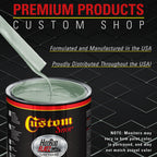 Frost Green Metallic - Hot Rod Flatz Flat Matte Satin Urethane Auto Paint - Complete Quart Paint Kit
