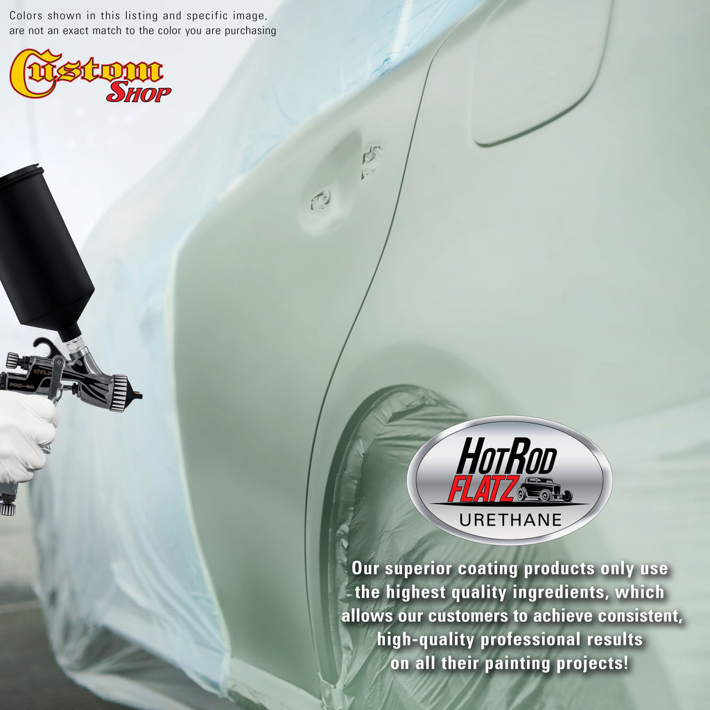 Frost Green Metallic - Hot Rod Flatz Flat Matte Satin Urethane Auto Paint - Complete Quart Paint Kit