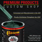 Dark Teal Metallic - Hot Rod Flatz Flat Matte Satin Urethane Auto Paint - Complete Gallon Paint Kit