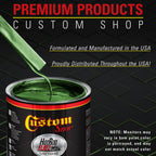 Gasser Green Metallic - Hot Rod Flatz Flat Matte Satin Urethane Auto Paint - Complete Quart Paint Kit