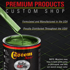 Synergy Green Metallic - Hot Rod Flatz Flat Matte Satin Urethane Auto Paint - Complete Quart Paint Kit
