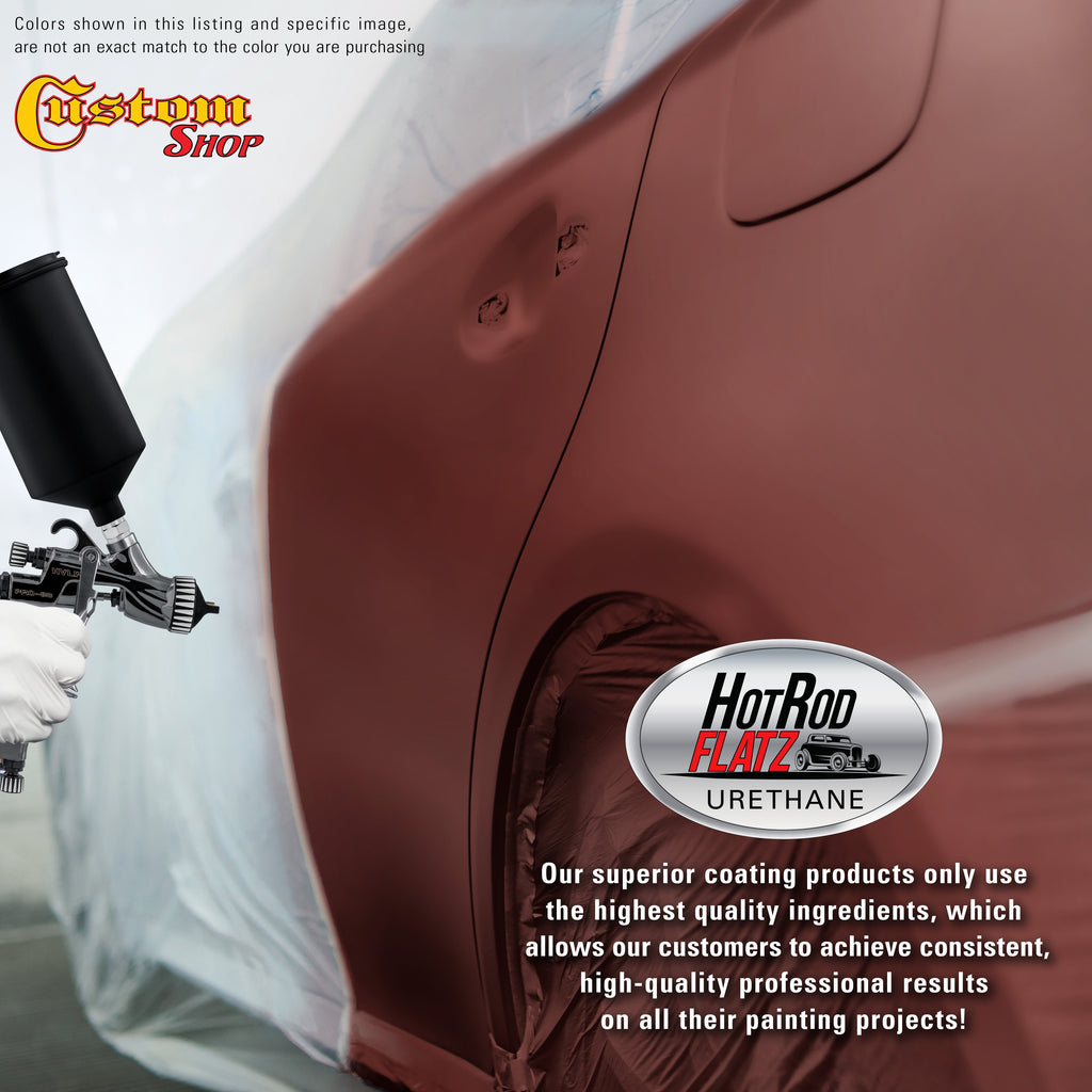 Firethorn Red Pearl - Hot Rod Flatz Flat Matte Satin Urethane Auto Paint - Complete Gallon Paint Kit