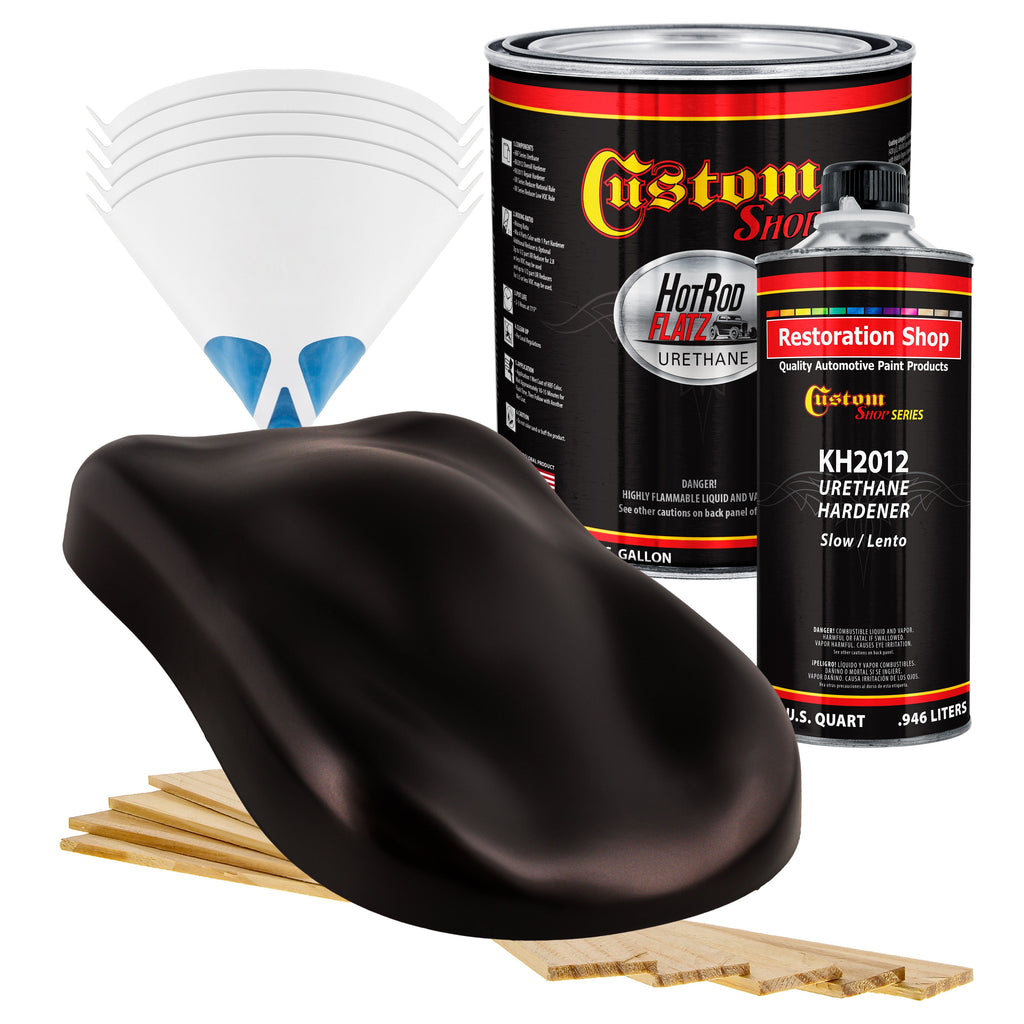 Black Cherry Pearl - Hot Rod Flatz Flat Matte Satin Urethane Auto Paint - Complete Gallon Paint Kit